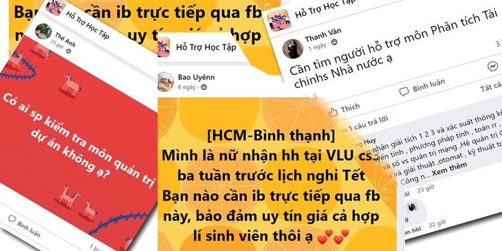 Bát nháo học hộ, thi hộ - Kỳ 1: Sôi động "sàn giao dịch" online - Ảnh 1.