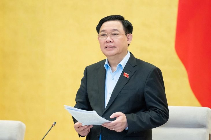 Chủ tịch Quốc hội Vương Đình Huệ - Ảnh: GIA HÂN