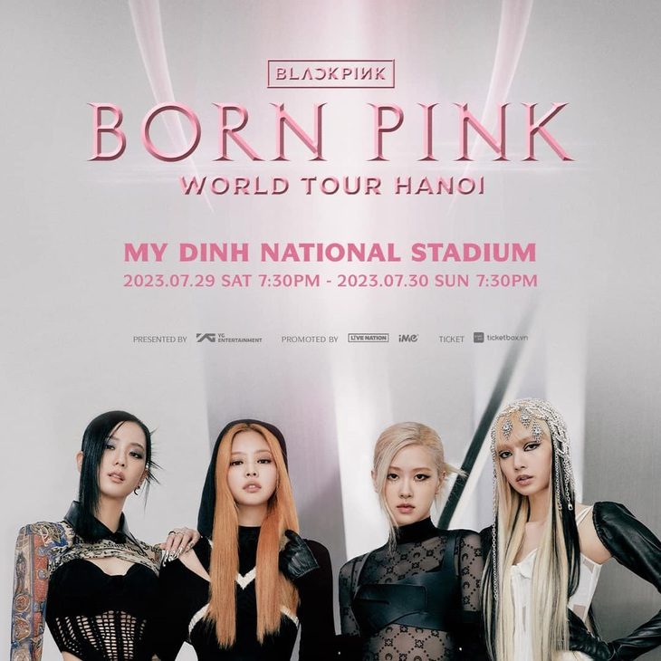 Bộ Ngoại giao nói về nghi vấn công ty tổ chức đêm nhạc BlackPink ủng hộ đường 9 đoạn - Ảnh 1. Poster đêm nhạc BlackPink - Ảnh chụp màn hình