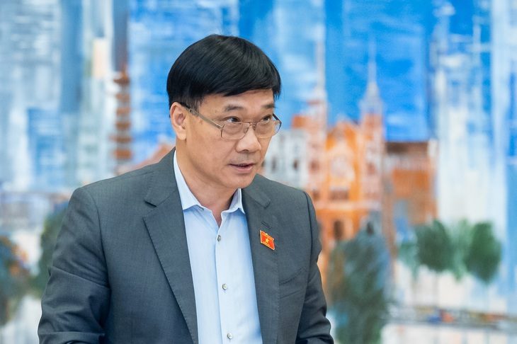 Ông Vũ Hồng Thanh phát biểu - Ảnh: GIA HÂN